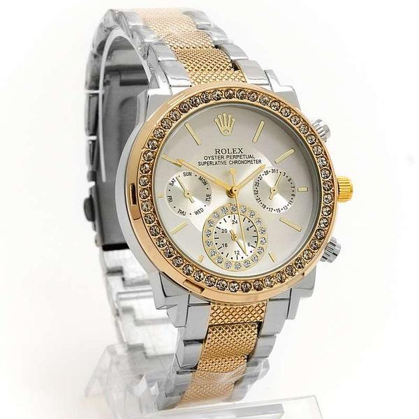 Шикарные женские часы в cтиле Rolex 6890G 4 варианта - фото 2 - id-p226349685