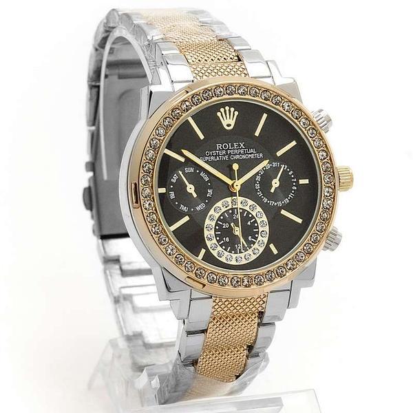 Шикарные женские часы в cтиле Rolex 6890G 4 варианта - фото 1 - id-p226349685