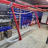 Ворота хоккейные сертифицированные, труба 50 мм, красно-белые, фото 2
