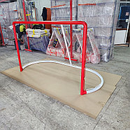 Ворота хоккейные сертифицированные, труба 50 мм, красно-белые, фото 4