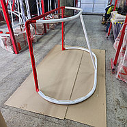 Ворота хоккейные сертифицированные, труба 50 мм, красно-белые, фото 6