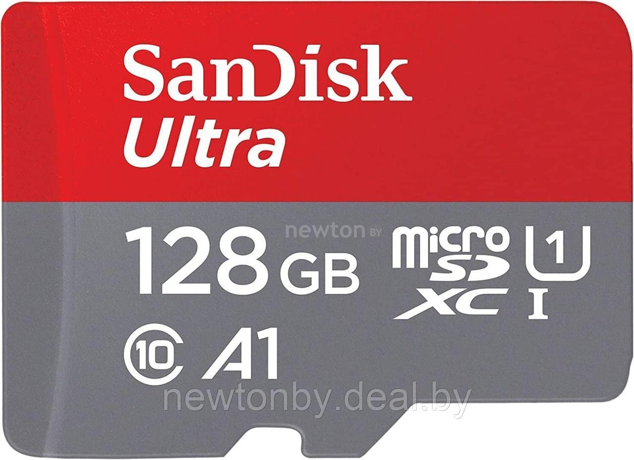 Карта памяти SanDisk Ultra SDSQUAB-128G-GN6MN microSDXC 128GB - фото 1 - id-p226349982