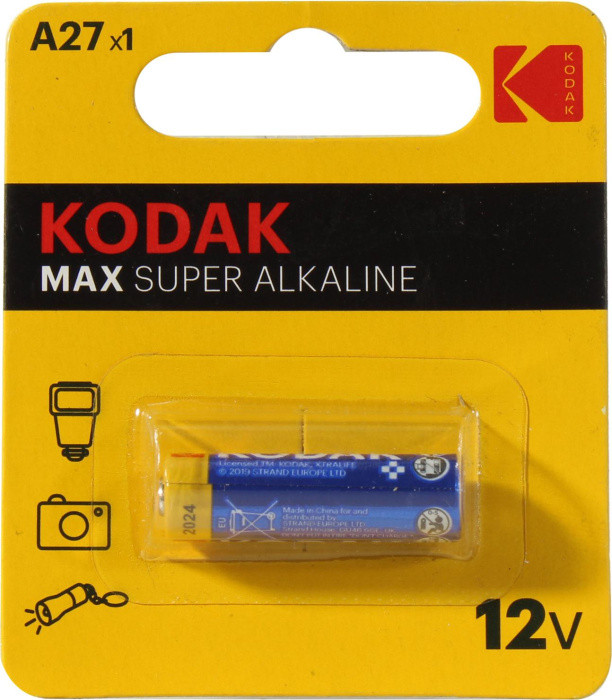 Элемент питания Kodak MAX CAT30414372-RU1 (27A 12V alkaline) - фото 1 - id-p226350002