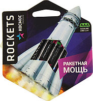 Элемент питания Космос premium КОSLR03ROCKETS4BL Size "AAA" 1.5V щелочной (alkaline) уп.4 шт