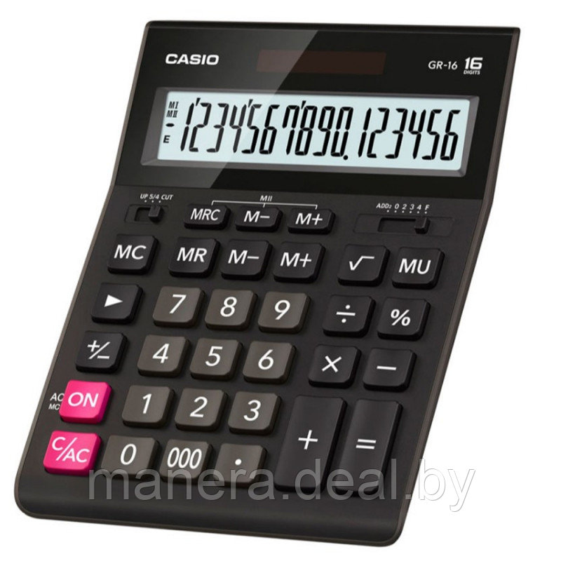 Калькулятор настольный 16р. линейки GR Casio - фото 1 - id-p3249291