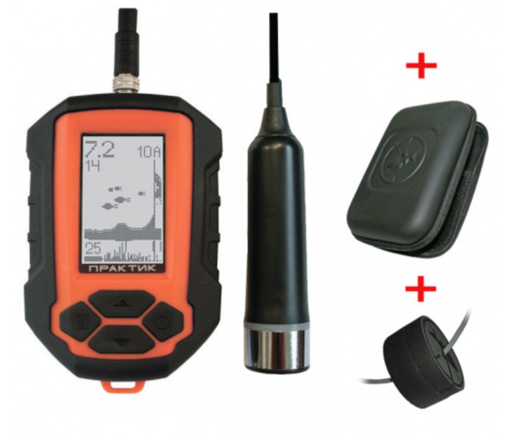 Эхолот Практик 6М (Новый композитный датчик) + Сумка + Поплавок