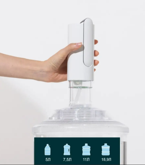Электрическая складная помпа для воды Folding Water Pump Dispenser - фото 4 - id-p226350254