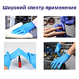 Перчатки нитриловые нестерильные  неопудренные Itano Basic,размер L, фото 2