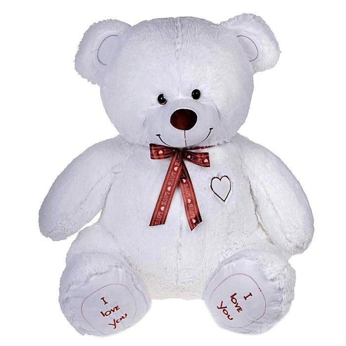 Мягкая игрушка «Медведь Феликс», 120 см, цвет белый - фото 1 - id-p226352657