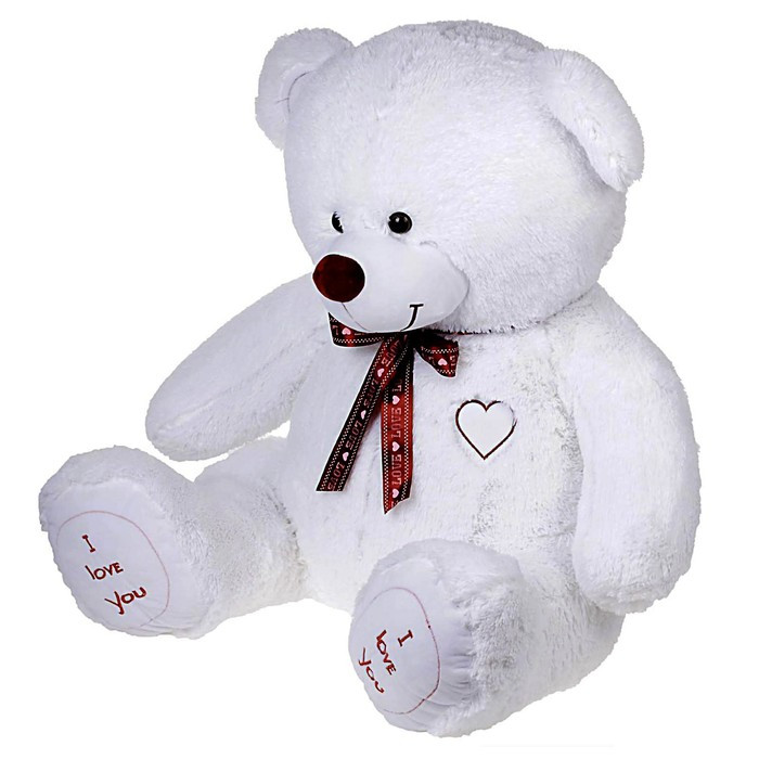 Мягкая игрушка «Медведь Феликс», 120 см, цвет белый - фото 2 - id-p226352657