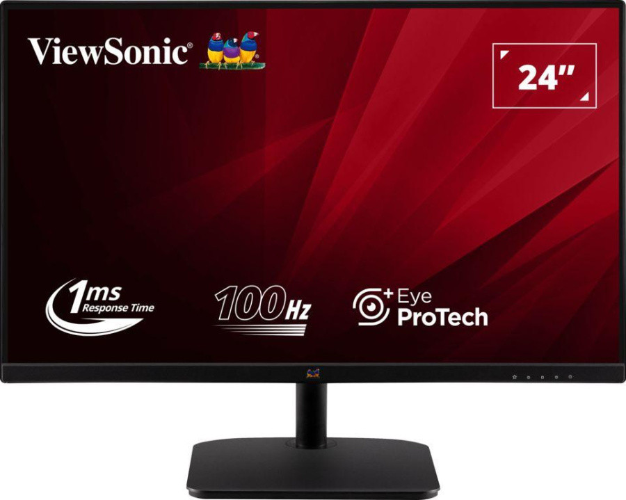 23.8" ЖК монитор Viewsonic VA2432-mhd (LCD 1920x1080 D-Sub HDMI DP)