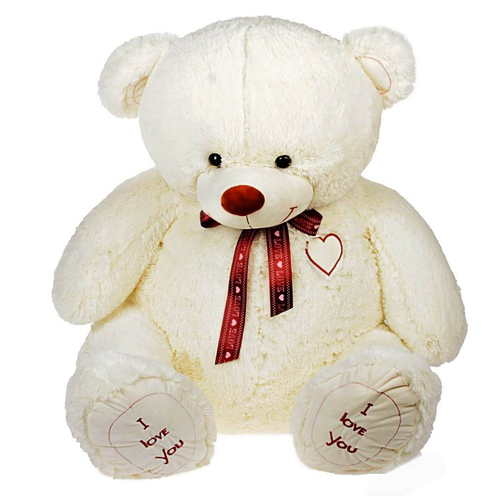 Мягкая игрушка «Медведь Феликс», цвет молочный, 120 см - фото 1 - id-p226352908