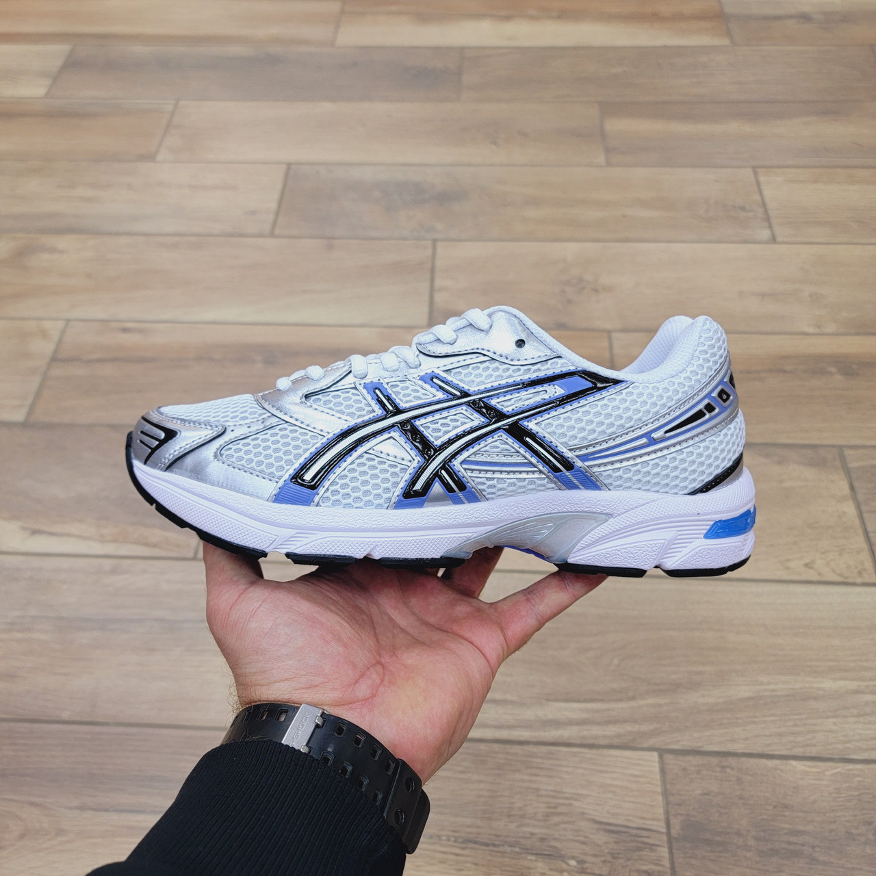 Кроссовки Asics Gel-1130 White Blue - фото 1 - id-p226330066