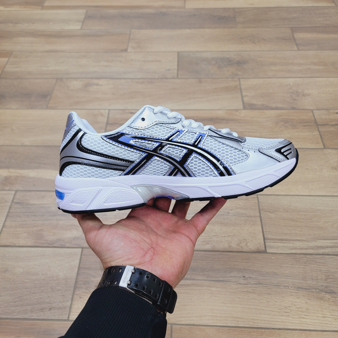 Кроссовки Asics Gel-1130 White Blue - фото 2 - id-p226330066