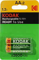 Аккумулятор Kodak CAT30955080 (1.2V 2600mAh) NiMH Size "AA" уп. 2 шт