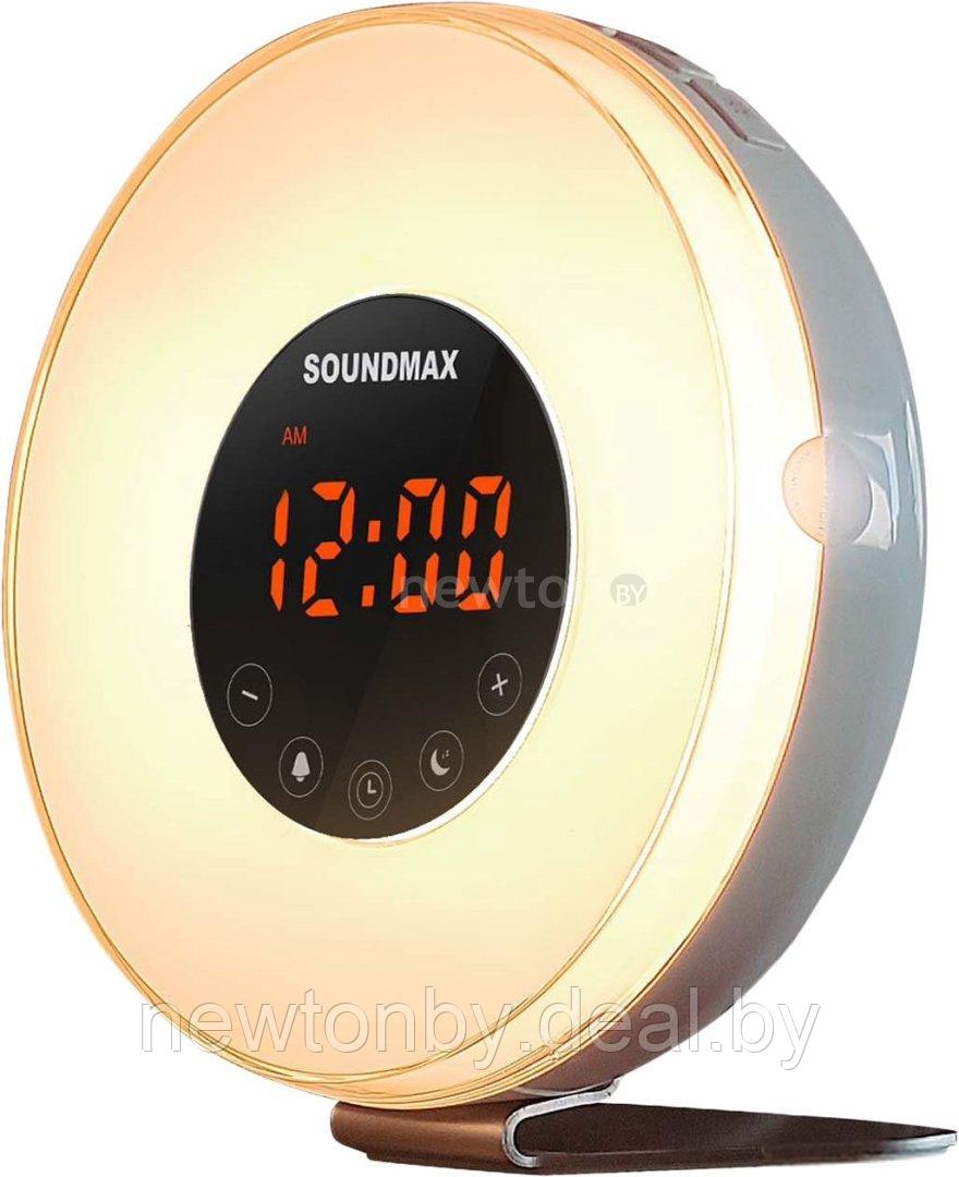Световой будильник Soundmax SM-1596 - фото 1 - id-p226353444