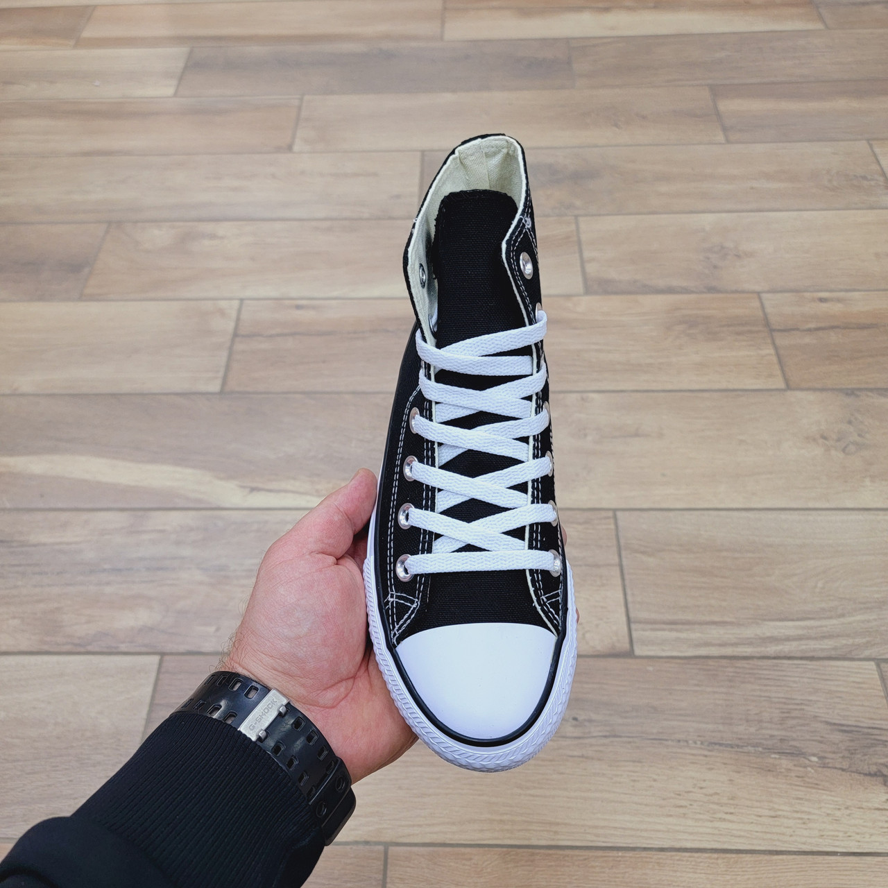 Кеды Wmns Converse All Star Mid Black White - фото 3 - id-p206651616