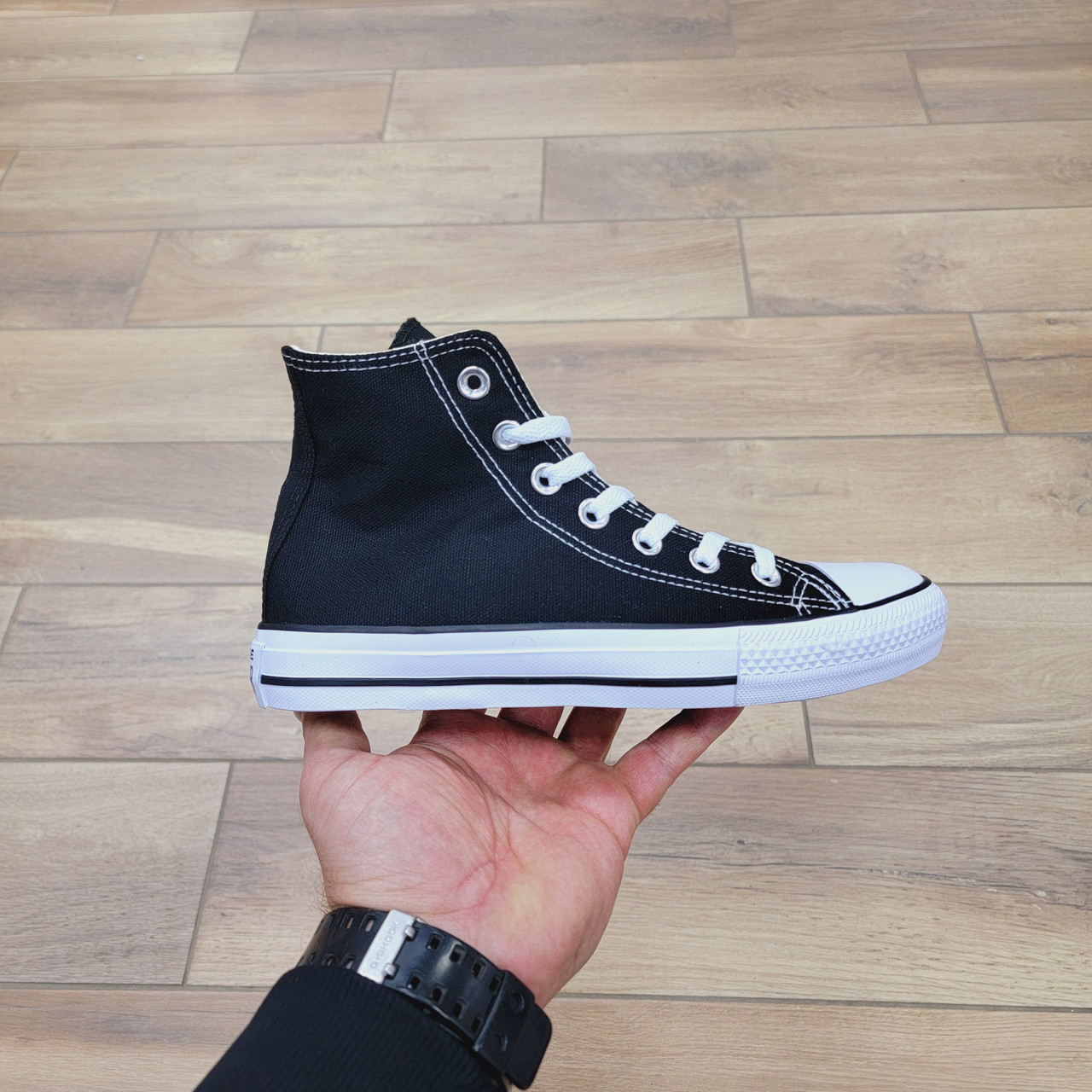 Кеды Wmns Converse All Star Mid Black White - фото 2 - id-p206651616