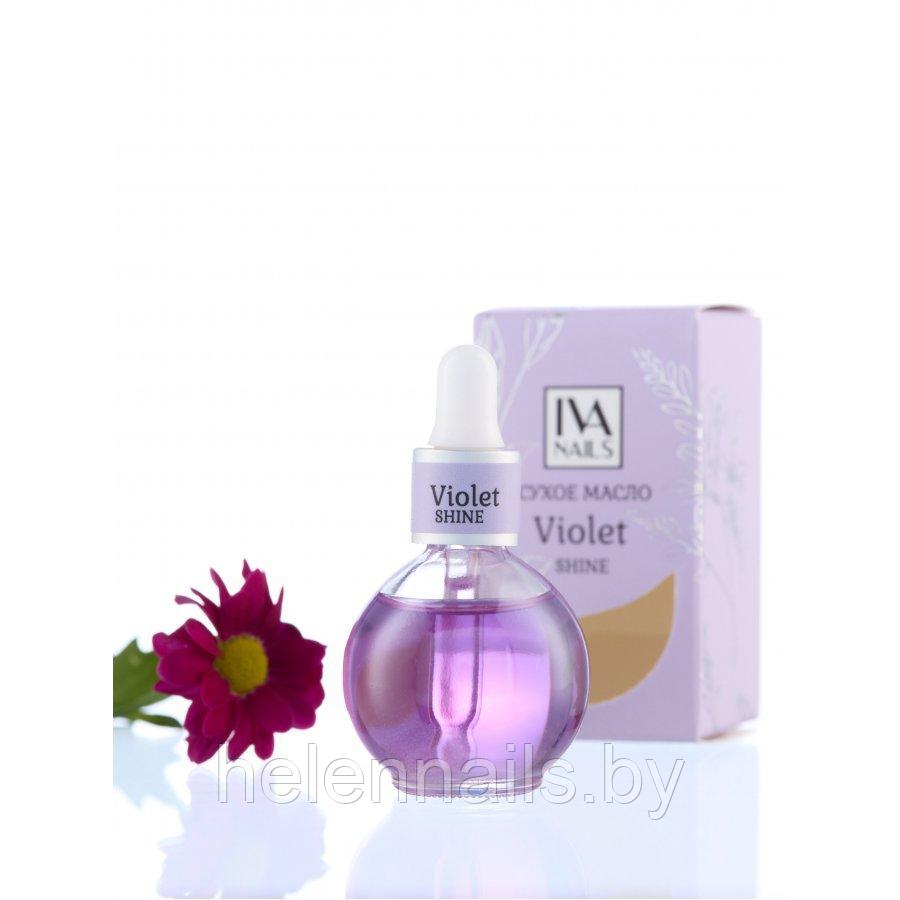IVA nails Сухое масло Violet с шиммером, 12 мл. - фото 1 - id-p226353577