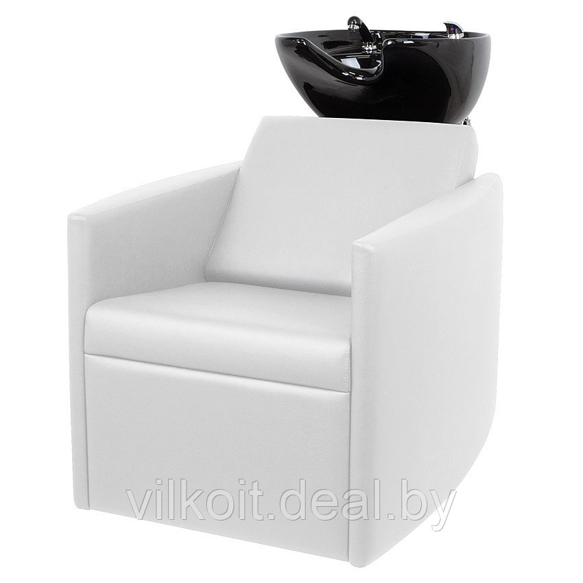Больсена мойка кресло для парикмахерской с 0356 раковиной, черной, белая. На заказ - фото 1 - id-p226353511