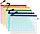 Папка-конверт пластиковая на молнии OfficeSpace А5 240*150 мм, толщина пластика 0,25 мм, прозрачная, цвет, фото 2