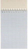 Блокнот на гребне BG (А6) 100*140 мм, 40 л., клетка, Floral Notebook, ассорти