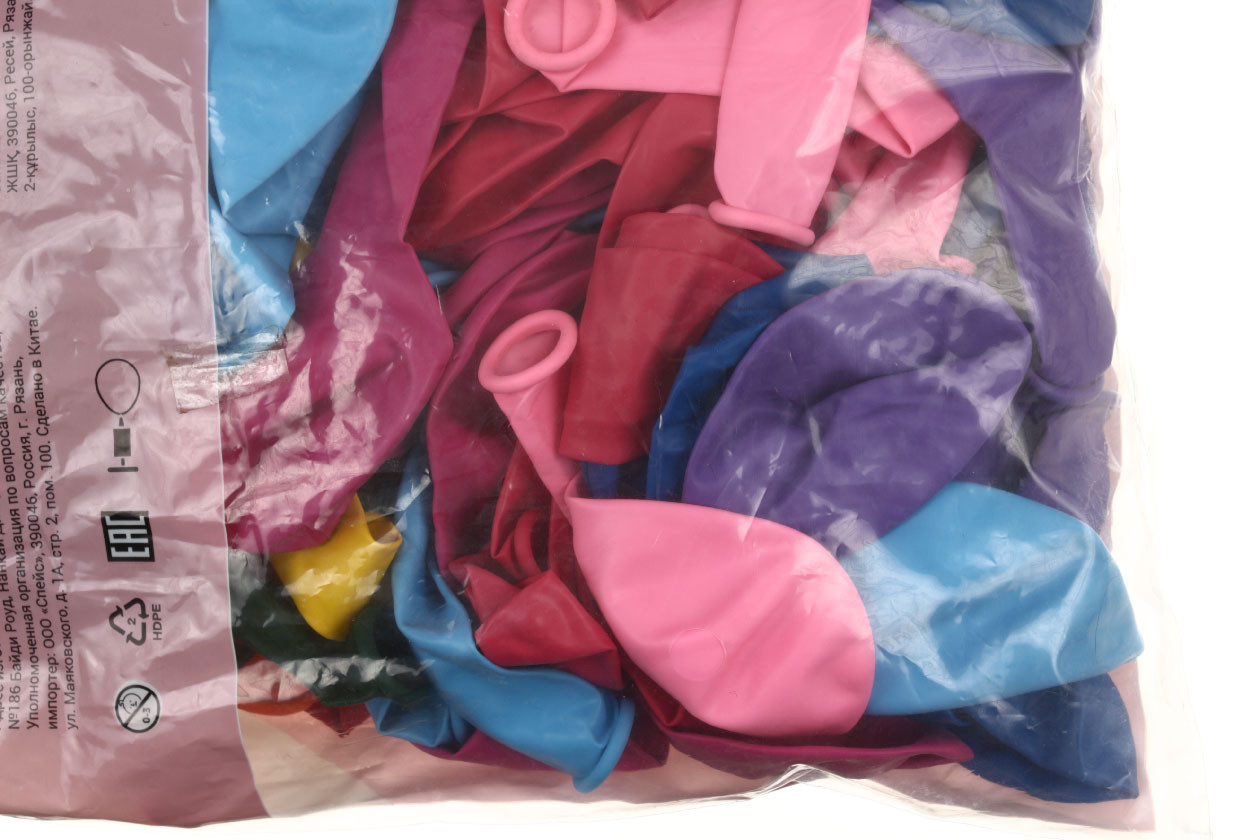 Шары воздушные Meshu 100 шт., 12 цветов, 9"/23 см., пастель, ассорти - фото 1 - id-p207600928