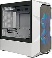 Корпус без блока питания Cooler Master MasterCase TD300 Mesh, USB3.0x2, 2x120ARGBFans, White, mATX, w/o PSU