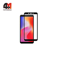 Стекло Xiaomi Redmi 6/Redmi 6A ПП, глянец, черный