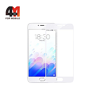 Стекло Meizu M3 Note 3D, глянец, белый