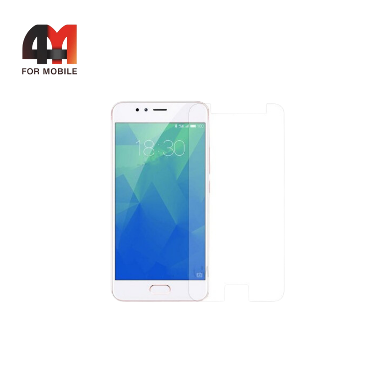 Стекло Meizu M5s простое, глянец, прозрачный - фото 1 - id-p226354891