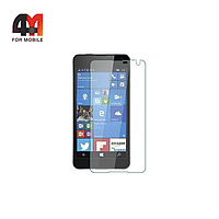 Стекло Nokia Lumia 650 простое, глянец, прозрачный