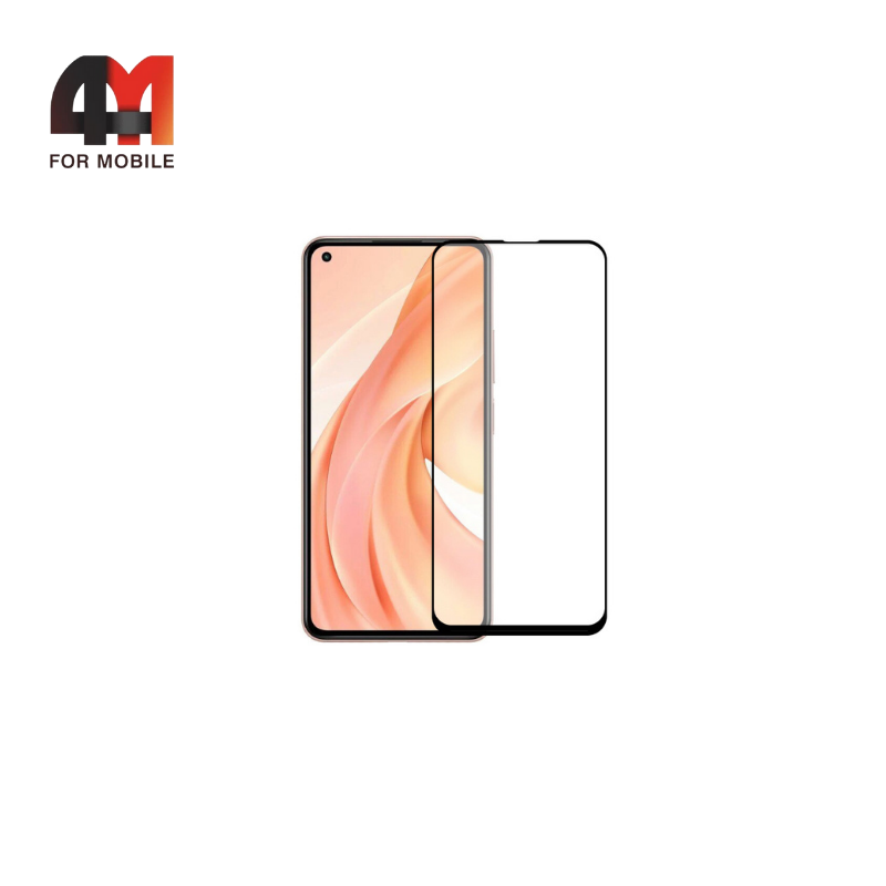 Стекло Xiaomi Mi 11 lite/Mi 12 Lite 5D, глянец, черный - фото 1 - id-p226354563