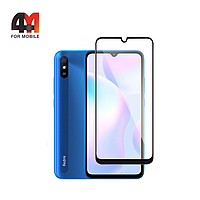 Стекло Xiaomi Redmi 9A/9C/10A/Redmi A1/A1 Plus 5D, глянец, черный