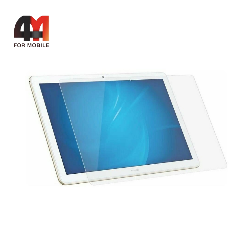 Стекло Планшет Huawei Mediapad T5 10.0" простое, глянец, прозрачный - фото 1 - id-p226355676