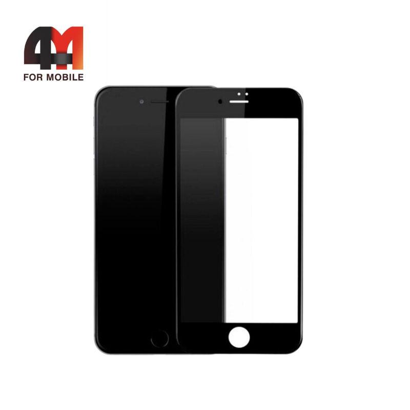 Стекло Iphone 7 Plus/8 Plus, 5D, глянец, черный - фото 1 - id-p226354611