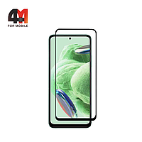 Стекло Xiaomi Redmi Note 12 4G/5G гибкое, глянец, черный