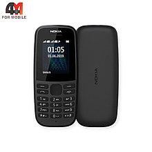 Телефон Nokia 105, TA-1428 черного цвета
