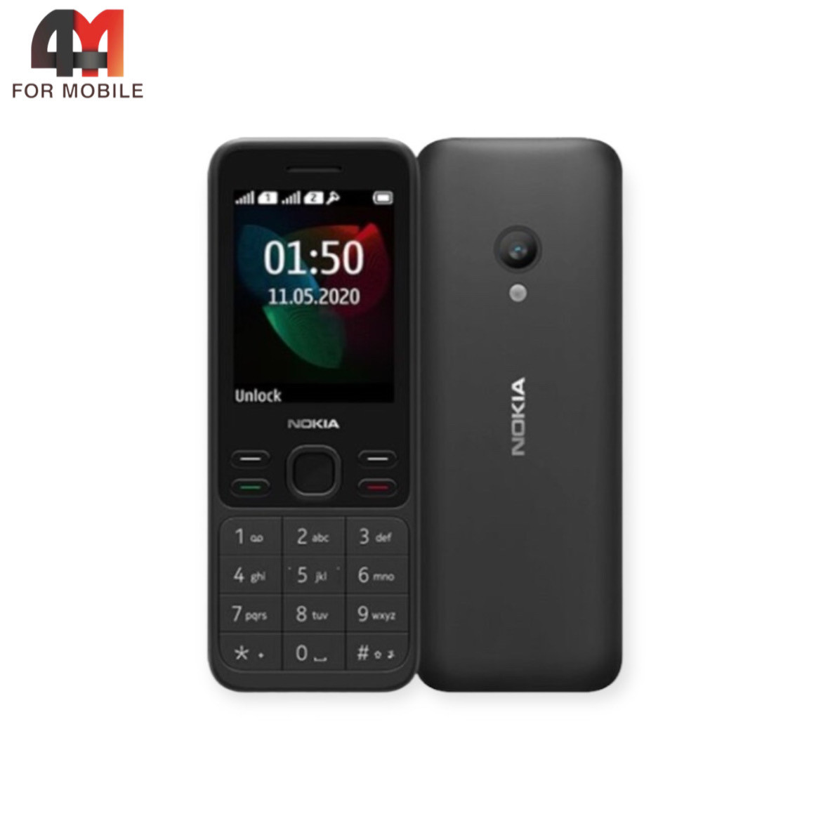 Телефон Nokia 150, TA-1235 черного цвета - фото 1 - id-p226354711