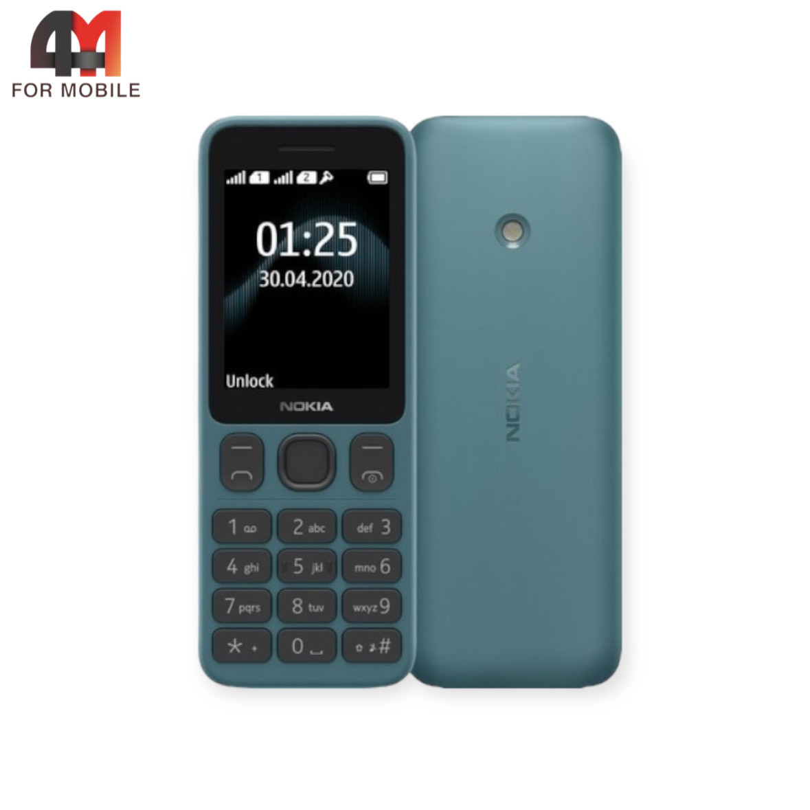 Телефон Nokia 125, TA-1253 синего цвета - фото 1 - id-p226354715