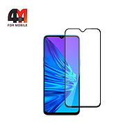 Стекло Realme C11 ПП, глянец, черный