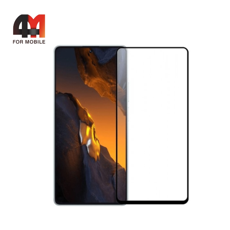 Стекло Xiaomi Poco F5 5G/ Redmi Note 12 Turbo ПП, глянец, черный - фото 1 - id-p226354316