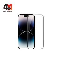 Стекло Iphone 14 Pro Max/15 Plus гибкое, глянец, черный