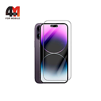 Стекло Iphone 14 Pro Max/15 Plus, 5D, глянец, черный