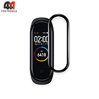 Стекло Часы Xiaomi Mi Band 4 5D, глянец, черный