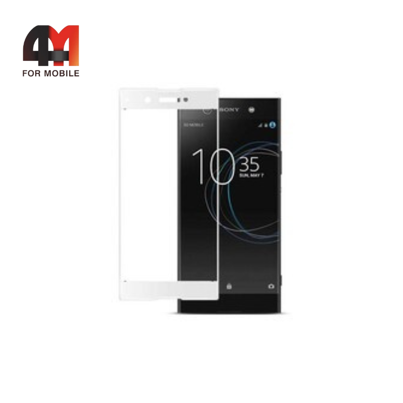 Стекло Sony Xperia XZ Premium/XZ Performance 3D, глянец, белый - фото 1 - id-p226354063