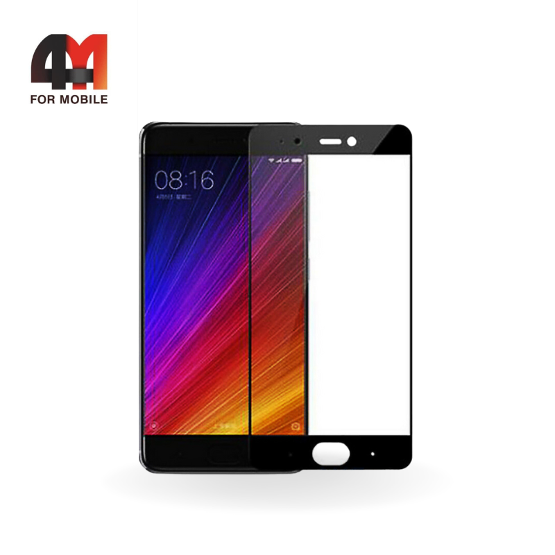 Стекло Xiaomi Mi 5S, 3D, глянец, черный - фото 1 - id-p226355038