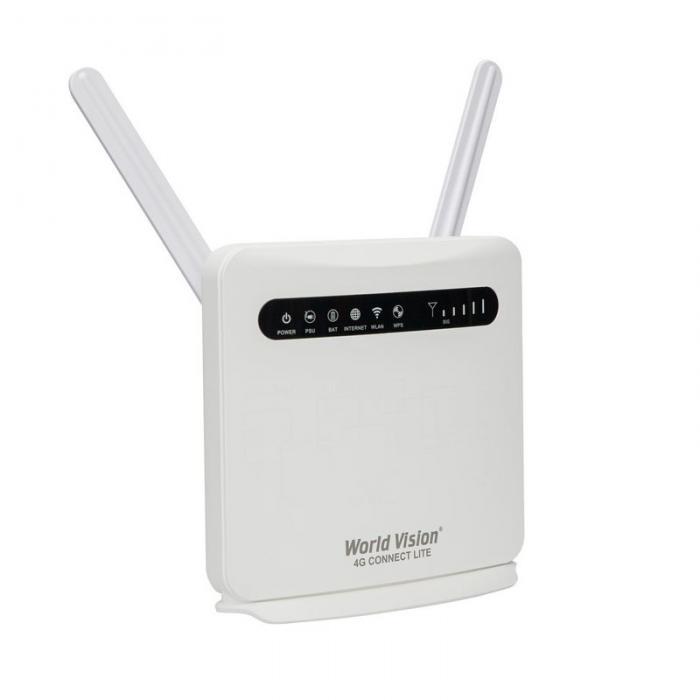 Wi-Fi роутер-модем World Vision 4G Connect Lite (слот для Sim, Wi-Fi) (2.4 Ггц 300 Мбит/с) - фото 1 - id-p226355817