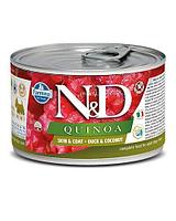 N&D Adult Dog Quinoa Duck&Coconut (утка), 140 гр