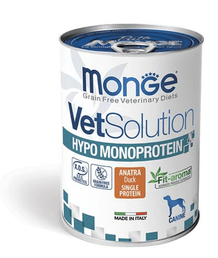 Monge Vetsolution HYPO Dog (утка), 400 гр - фото 1 - id-p226356188